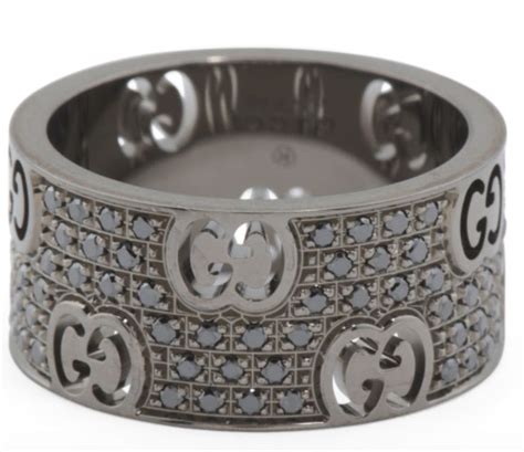 black ruthenium gucci ring|Gucci Fashion Rings .